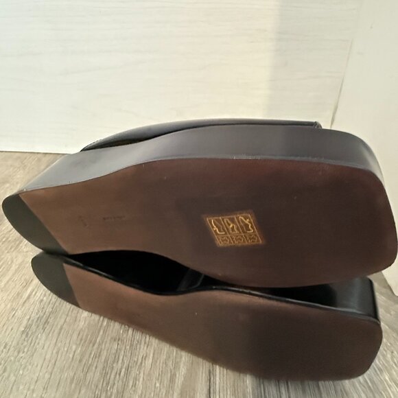 The Row Emi Flatform Slides Sleek Glossy Leather Beauty (Sz 6 / EU 36.5) - Picture 7 of 9